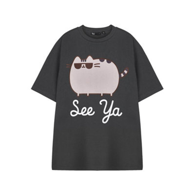 B&Q -  Pusheen Unisex Grey See Ya Short Sleeved T-Shirt (Xx-Large)