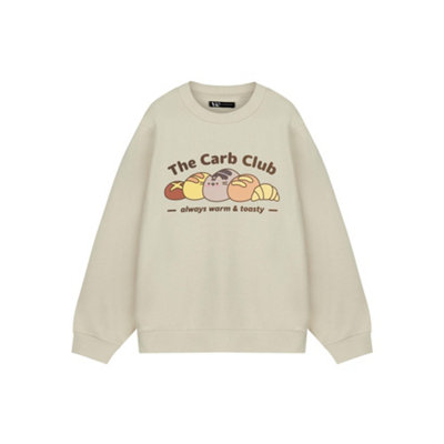 Vanilla Underground Pusheen Womens White Carb Club Sweatshirt (X-Large) from B&Q