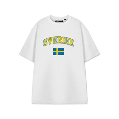 Vanilla Underground Show Me The Merch Unisex White Sweden Short Sleeved T-Shirt (Small) from B&Q