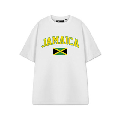 Vanilla Underground Show Me The Merch Unisex White Jamaica Short Sleeved T-Shirt (Small) from B&Q