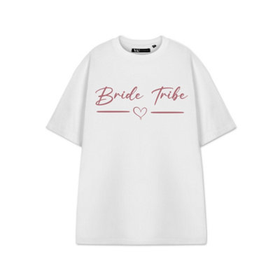 Vanilla Underground Show Me The Merch Womens White Bride Tribe Short Sleeved T-Shirt (Medium) from B&Q