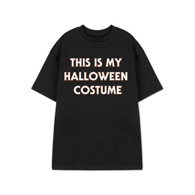 B&Q -  Show Me The Merch Unisex Black This Is My Halloween Costume Short Sleeved T-Shirt (Medium)
