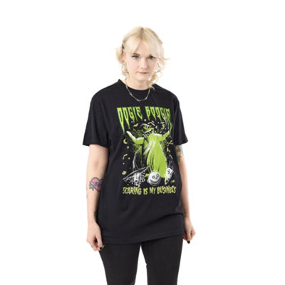 B&Q -  Disney The Nightmare Before Christmas Unisex Black Oogie Boogie Short Sleeved T-Shirt (Medium)