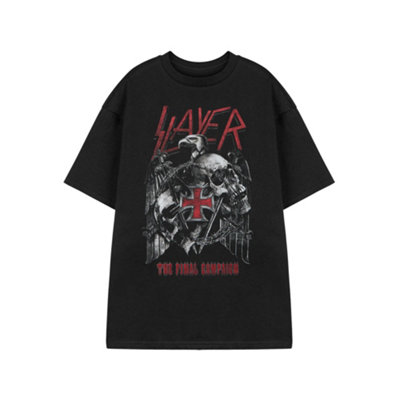 Vanilla Underground Slayer Mens Black Eagle Short Sleeved T-Shirt (Small) from B&Q