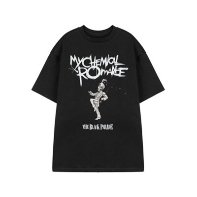 B&Q -  My Chemical Romance Unisex Black Marching Band Short Sleeved T-Shirt (Large)