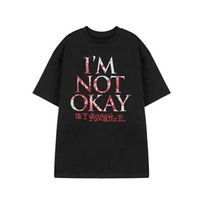 B&Q -  My Chemical Romance Unisex Black I'm Not Okay Short Sleeved T-Shirt (Large)