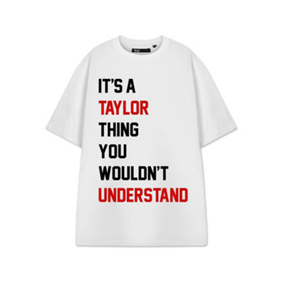 Vanilla Underground Show Me The Merch Womens White It's A Taylor Thing Short Sleeved T-Shirt (Xx-Large) from B&Q