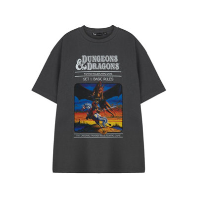 Vanilla Underground Dungeons & Dragons Mens Grey The Original Short Sleeved T-Shirt (Xxx-Large) from B&Q