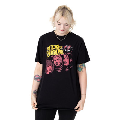 B&Q -  Scooby Doo Womens Black Hex Girls Punk Short Sleeved T-Shirt (Xx-Large)