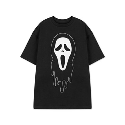 B&Q -  Show Me The Merch Unisex Black Ghostface Short Sleeved T-Shirt (Xxx-Large)