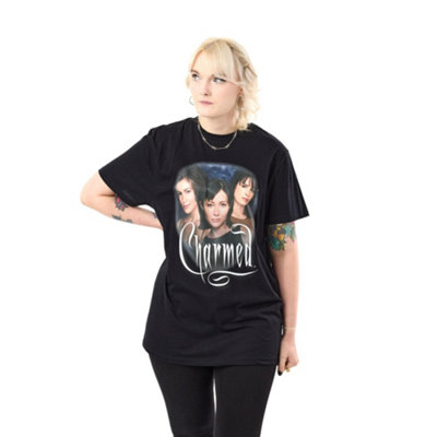 Vanilla Underground Charmed Unisex Black Smoke Short Sleeved T-Shirt (Xxx-Large) from B&Q