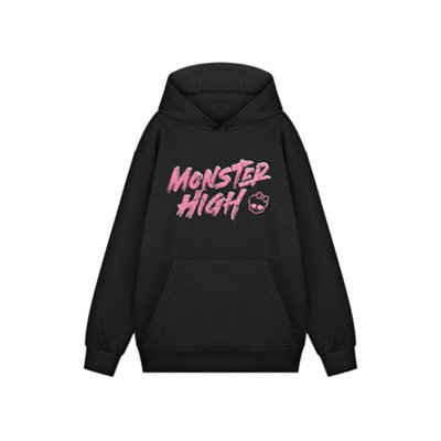 Vanilla Underground Monster High Womens Black Fangtastic Hoodie Hoodie (Medium) from B&Q