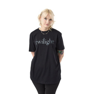 B&Q -  Twilight Womens Black Logo Short Sleeved T-Shirt (X-Large)