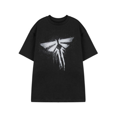 Vanilla Underground The Last Of Us Mens Black Firefly Short Sleeved T-Shirt (Small)