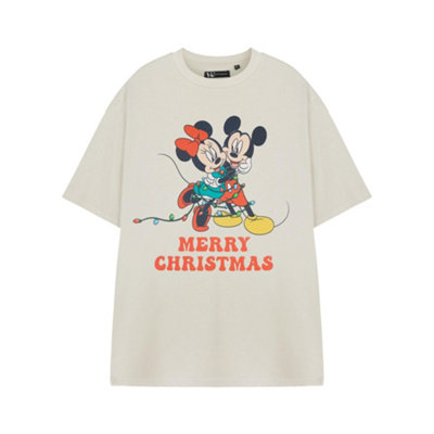 B&Q -  Disney Womens Beige All Tied Up Short Sleeved T-Shirt (Xx-Large)