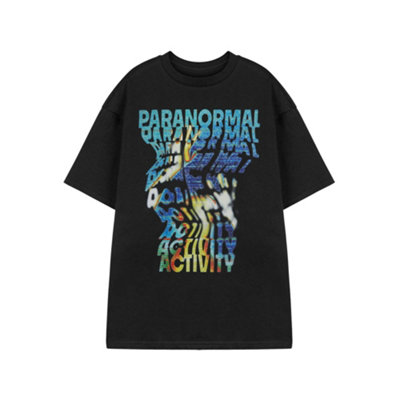 B&Q -  Paranormal Activity Unisex Black Trippy Short Sleeved T-Shirt (X-Large)