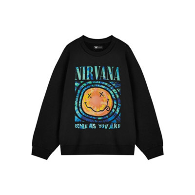 Vanilla Underground Black Nirvana Unisex Come As You Are Adults Sweatshirt ) Medium B&Q