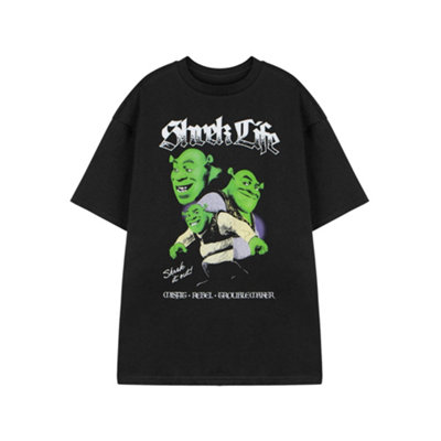 Vanilla Underground Shrek Unisex Black Shrek Life Short Sleeved T-Shirt (Xx-Large) from B&Q