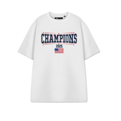 Vanilla Underground Show Me The Merch Unisex White Champions Short Sleeved T-Shirt (Xx-Large) from B&Q