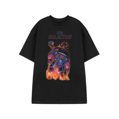 Vanilla Underground Marvel Mens Black Galactus Short Sleeved T-Shirt (X-Large) from B&Q