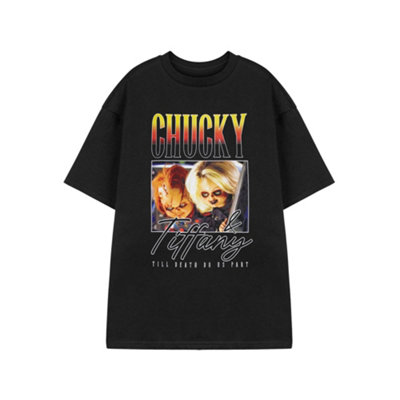 Vanilla Underground Chucky Unisex Black Death Do Us Part Short Sleeved T-Shirt (Xxx-Large) from B&Q
