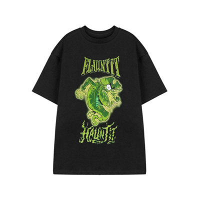 B&Q -  Spongebob Squarepants Unisex Black Flaunt It Haunt It Short Sleeved T-Shirt (Xxx-Large)