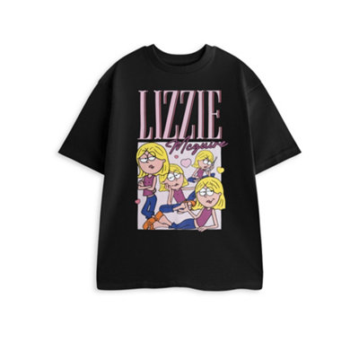 Vanilla Underground Disney Lizzie Mcguire Womens Black Homage Short Sleeved T-Shirt (Xxx-Large) from B&Q