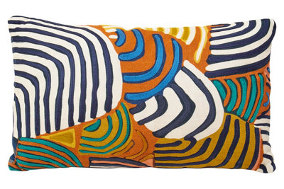 Orsina Bosie Ozella Multi Coloured Rectangular Cushion from B&Q