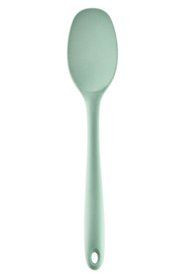 Orsina Sage Green Silicone Spoon,non-Stick Safe Serving Utensil,heat Resistant Kitchen Spoon,food Preparation Spoon from B&Q