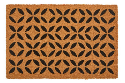 Orsina Filta Flower Coir Doormat from B&Q