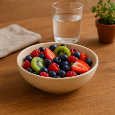 Orsina Marmore Cream Marble Bowl from B&Q