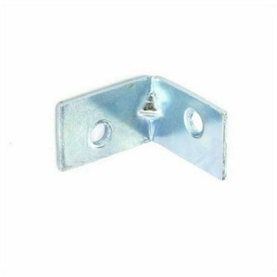 Securit Corner Brace (Pack Of 50) Silver (50mm) from B&Q