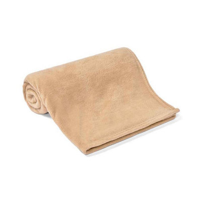 Brand Lab Pet Teddy Fleece Blanket Camel (150Cm X 100Cm) from B&Q