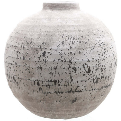 Hill Interiors Tiber Stone Vase Stone (36Cm X 36Cm X 36Cm) from B&Q