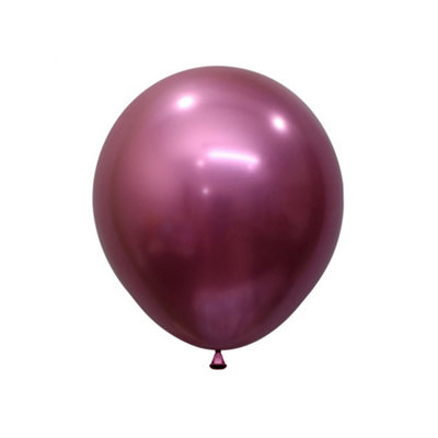 Amscan Sempertex Reflex Latex Balloon (Pack Of 15) Fuchsia (One Size) from B&Q