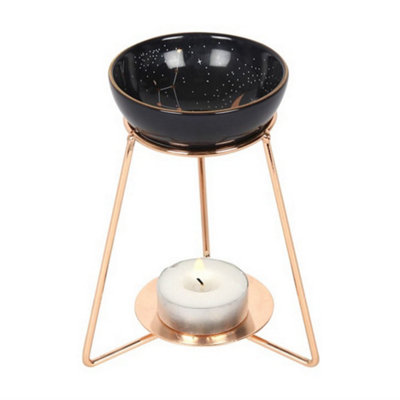 Something Different Star Sign Oil Burner Black/gold (One Size) from B&Q