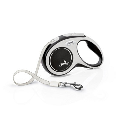 Flexi New Comfort Tape Retractable Dog Lead Black (5M) from B&Q