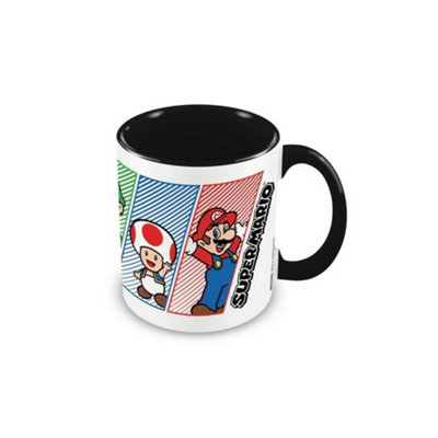 Super Mario Inner Two Tone Mug Multicoloured (One Size) from B&Q