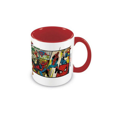 Marvel Spider-Man Comic Mug Multicoloured (One Size) from B&Q