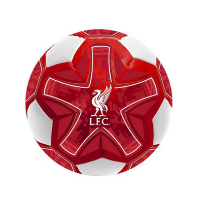 Liverpool Fc Crest Mini Football Red/white (4In) from B&Q