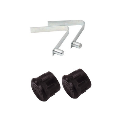 Nettex Anti-Kick Bar Silver/black (One Size) from B&Q