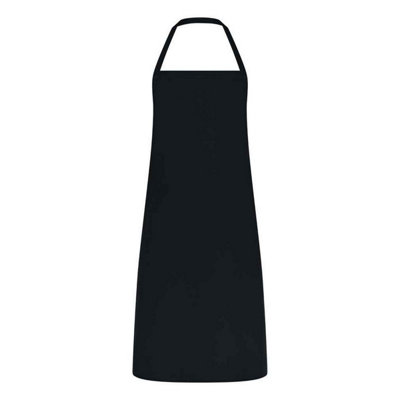 Brand Lab Unisex Adult Clic Bibbed Apron Black (One Size) from B&Q
