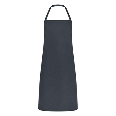 Brand Lab Unisex Adult Clic Bibbed Apron Charcoal (One Size) from B&Q