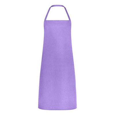 Brand Lab Unisex Adult Clic Bibbed Apron Digital Lavender (One Size) from B&Q