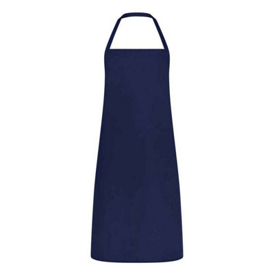 Brand Lab Unisex Adult Clic Bibbed Apron Navy (One Size) from B&Q