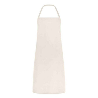 Brand Lab Unisex Adult Clic Bibbed Apron Natural (One Size) from B&Q