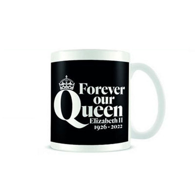  - Queen Elizabeth Ii Forever Our Queen Mug Black/white (One Size)