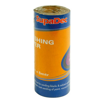 Supadec Sandpaper Brown (5M) Quality Product from B&Q