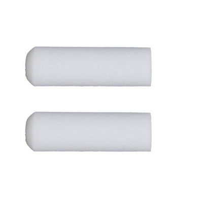 Harris Ultimate Woodwork Stain & Varnish Roller Sleeves (Pack Of 2) White (4In) from B&Q