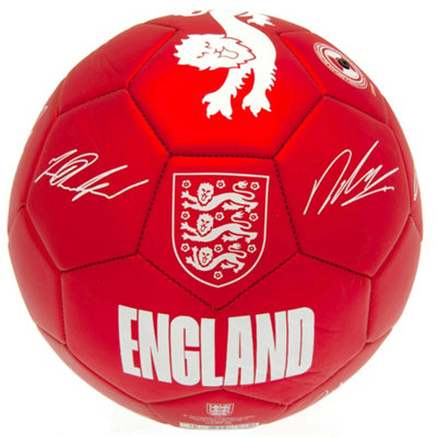 England Fa Signature Football Red (5) from B&Q
